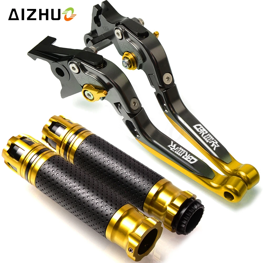 Для HONDA CBR1000RR CBR 1000 RR CBR1000 2008- 2009 мотоциклетный тормозной рычаг сцепления Выдвижная Регулируемая рукоятка руль - Цвет: gold