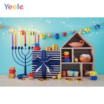 

Jewish New Year Rosh Hashanah Happy Hanukkah Candle Lampstand Bread Baby Portrait Photography Backdrop Photographic Background