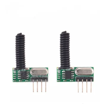 

Free Shipping3pcs 433 Mhz Super Heterodyne RF Transceiver Module 433Mhz Remote Control for Arduino uno Wireless Module Diy Kit