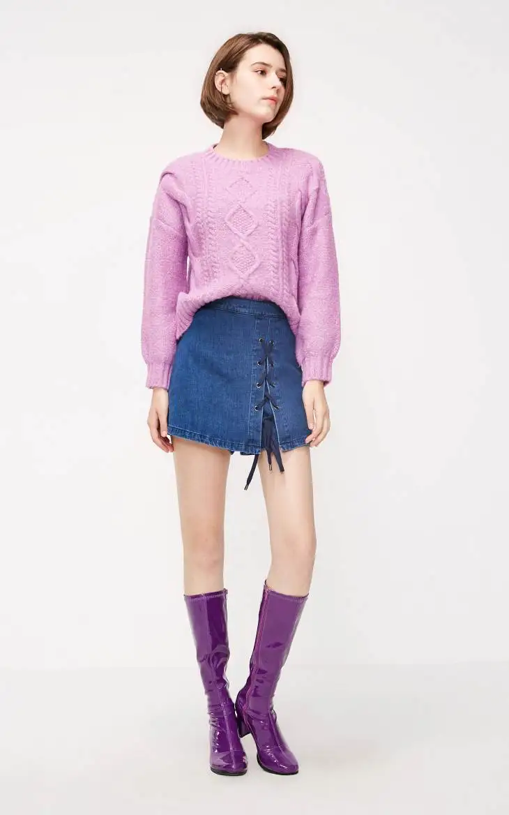 Vero Moda женский свитер с открытыми плечами 3D Twist Coarser | 318413579