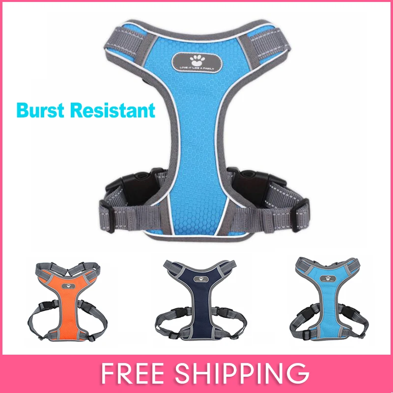 

Dog Harness Oxford Burst Resistant Large Dogs Harness Collar Three Layer Fabric For Medium Big Dog Vest Harnesses Pet Products