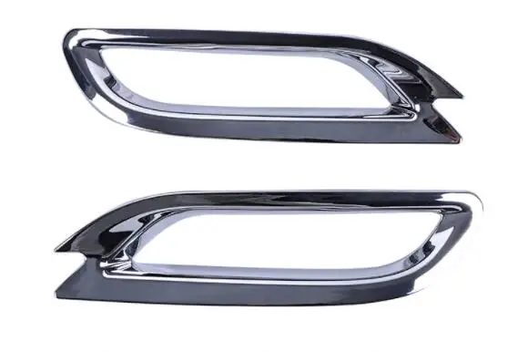 

For Totota Camry 2018 XV70 8th Chrome Car Rear Fog Light Lamp Cover Frame Bezel Garnish Car Stickers Car accessories 2pcs/set