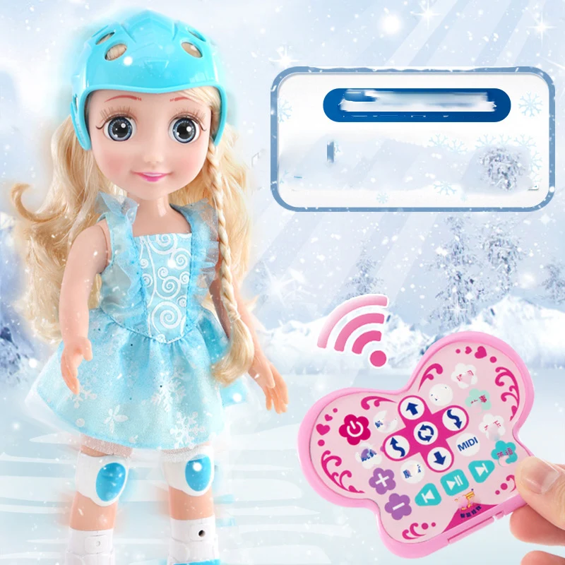 

Bo yd Funny Remote Control Skating Version Snow Princess Pacify to Sleep with Adorable Kid Multi-functional Children GIRL'S Toy