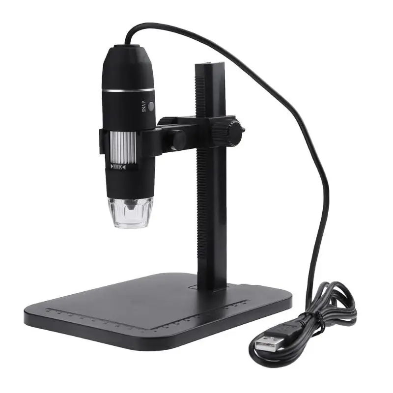Цифровой 8LED USB2.0 2MP 1000X зум-микроскоп ручной биологический эндоскоп