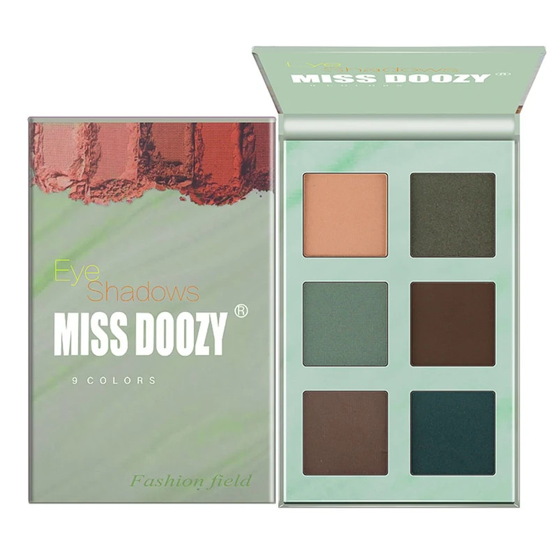 9 цветов блестящие тени для макияжа Pallete светильник косметический матовый мерцающий пигментный макияж тени для век Pallete maquillage - Цвет: 09