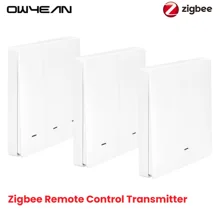 Tuya Zigbee3.0 Smart Remote Control Transmitter Button No Wiring Required Posted Anywhere Smart Life Alexa Google Home Assistant