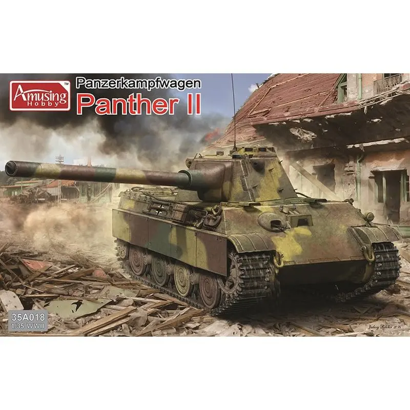 Amusing Hobby 35A018 1/35 немецкая panzerkampfdata Panther II набор моделей|Наборы для сборки моделей| |