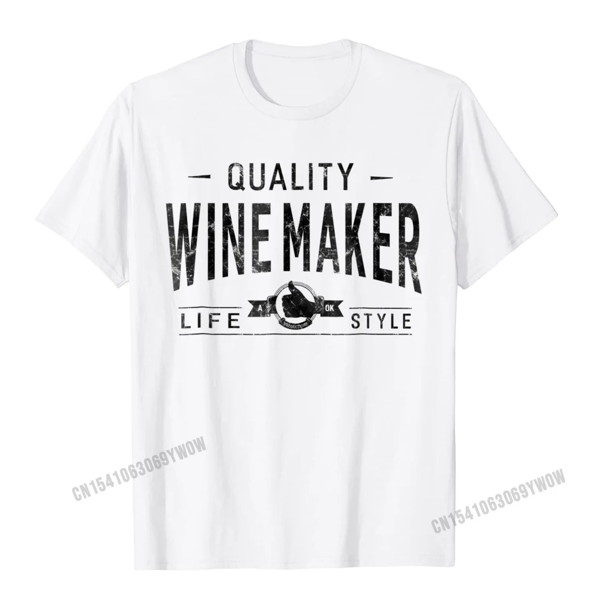 Pure Cotton Mens Short Sleeve Custom T Shirts Design Tops Tees 2021 Popular Birthday Round Neck Sweatshirts Free Shipping Quality Wine Maker T-shirt For Women Men Great Gift Idea__782 white