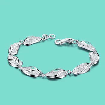 

925 sterling silver bracelet female models creative slippers design solid silver bracelet 19cm women's charm bracelets best gift