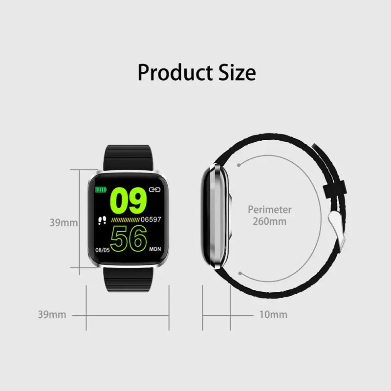116 PRO цветной экран умный Браслет Bluetooth Смарт часы Браслет фитнес-трекер монитор сердечного ритма для Android IOS