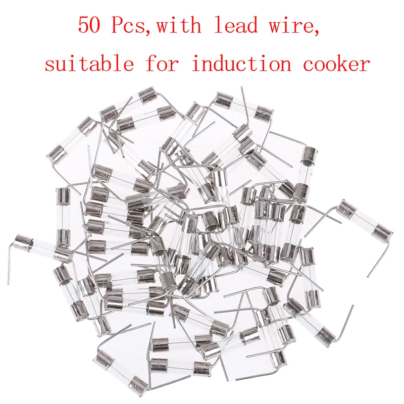 Hot 50PCS 12A Fast Quick Blow Glass Tube Fuse Assorted Kit Fast Blow Glass Fuses 5*20mm New