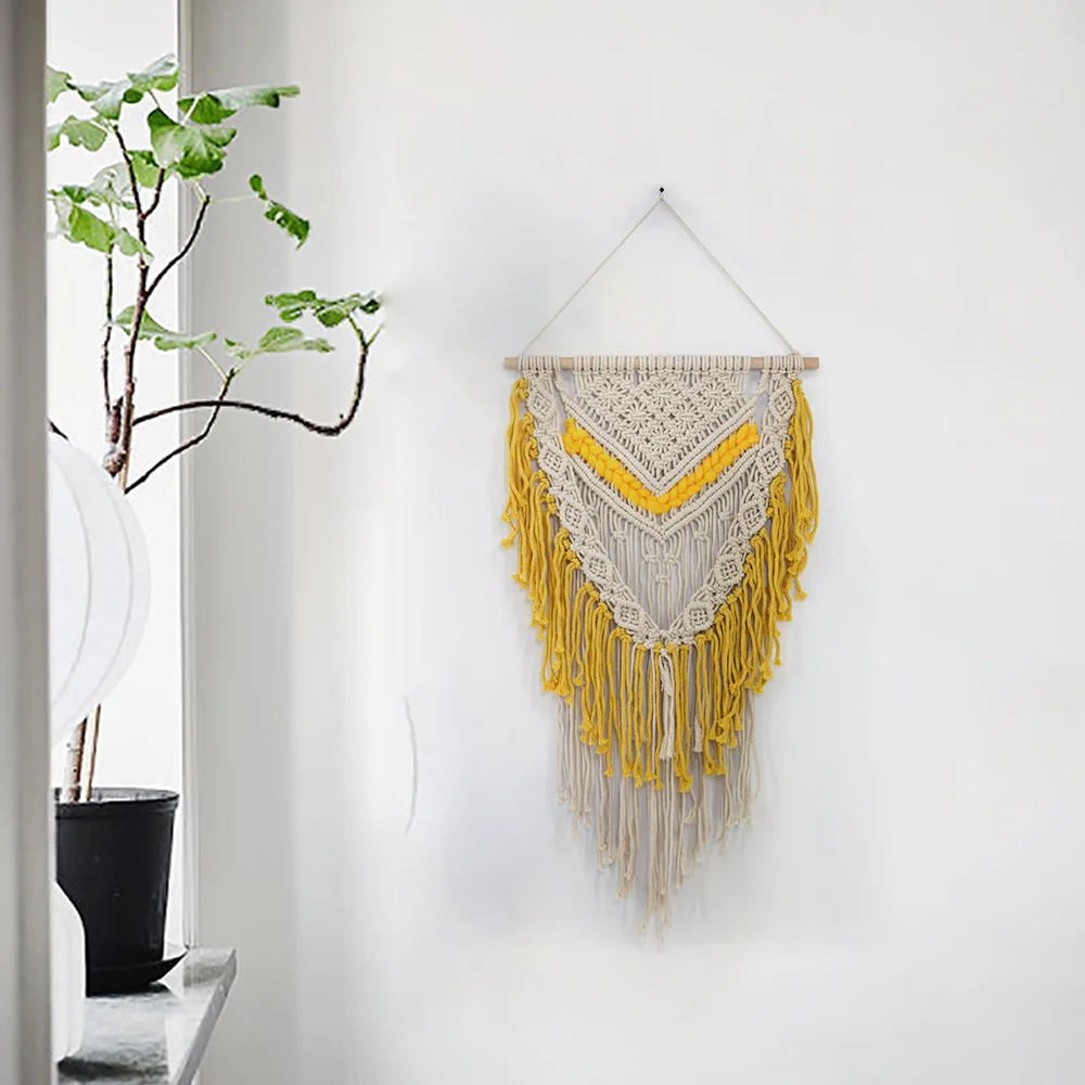 Bohemian Style Hand-woven Tapestry Bed& Breakfast Decorative Tassels Tapestry Creative Home MS7207