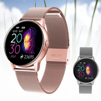

Upgraded Women IP68 Waterproof Smart Watch Bluetooth Smartwatch Blood Pressure Bluetooth DT88 Smartwatch Fitness Tracker Sports