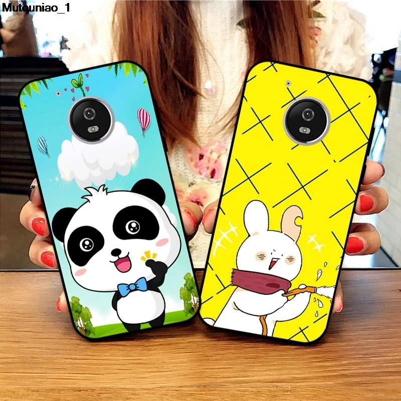 Мягкий чехол Panda 2 из ТПУ для Motorola Moto C E4 G5 G5S X4 Plus |
