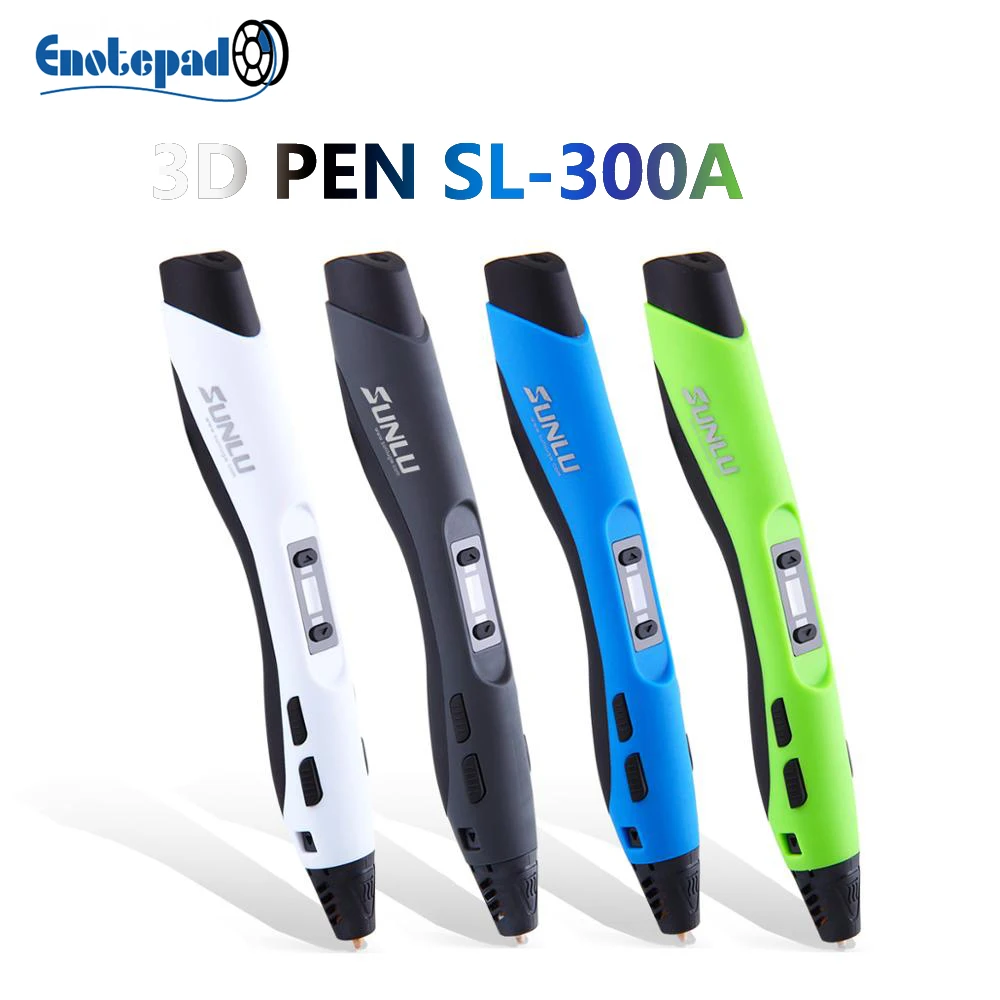 Enotepad 3D Ручка печать SL 300A USB кабель crazy1.75 мм и UBS легко Рисование для детей подарок