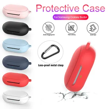 

New Clamshell Opening Anti-shock Flexible Silicone Full Protective Cover Case for Samsung Galaxy Buds Sports Bluetooth Earphone