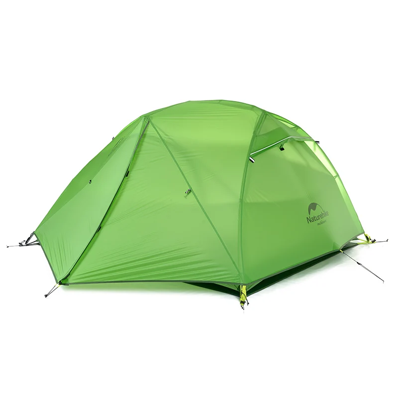 Палатка туристическая Ультралегкая из силикона 20D 2 слоя водостойкая|outdoor camping