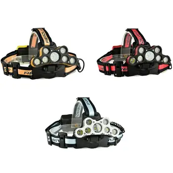 

Rechargeable 80000LM X- T6 LED XPE Headlight 18650 Outdoor Camping Light Cycling Light T6 Headlamp 9 LED Headlamp