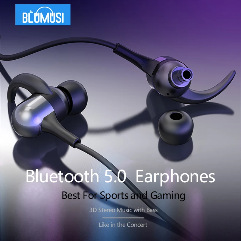 Беспроводные наушники Bluetooth 5 0 гарнитура высокого качества с 3D стерео звуком