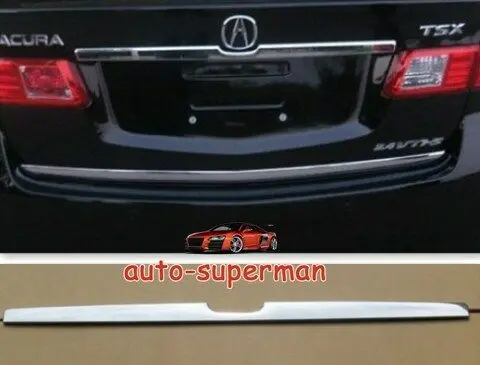Хромированная задняя крышка крышки багажника для acura tsx 2009 2010 2011
