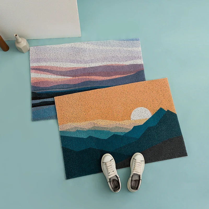 

PVC Non-slip Door Mat, Carpet Bedroom, Bathroom, Living Room Hallway, Entrance Doormat, Can Be Cut, Custom Size, Home Floor Mats