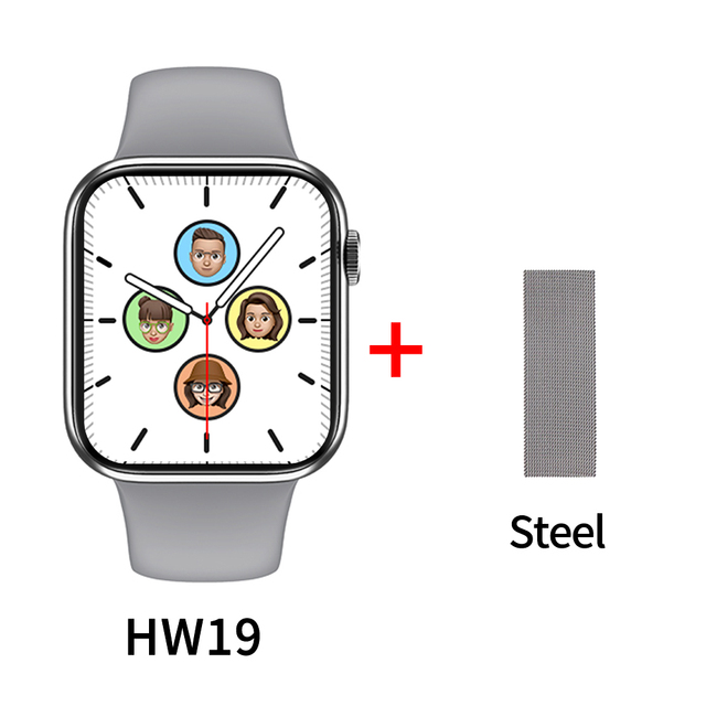 Smartwatch Series 6 Smart Watch Men Women HW19 plus Heart Rate Monitor pk W26 W37 P8 plus HW22 pro max D20 Y68 IWO 13