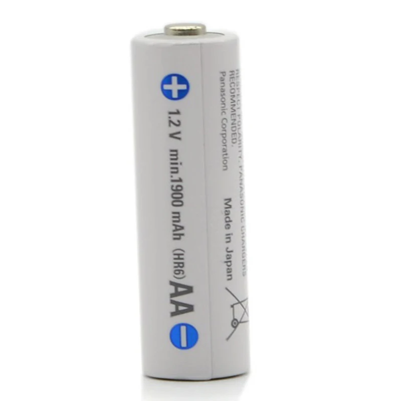 Bateria recargable AA Panasonic 100% оригинал 1 2 В 1900 мАч para cаmara linterna mando a distancia Ni MH