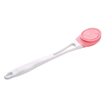 

Bath Brush, Electric Massage Bath Instrument, Sonic Vibration Long Handle Bath Brush, Silicone Waterproof Back Squat Bath Brush