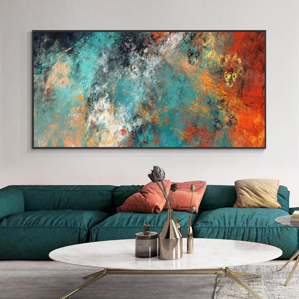 

Abstract Colorful Clouds Canvas Painting Wall Art Picture Modern Nordic Posters And Prints For Living Room Home Decoration