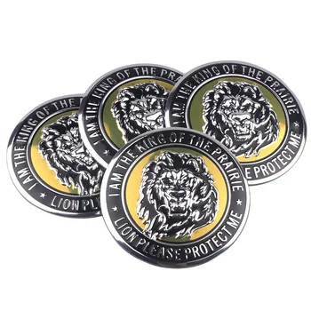 

Car Styling 4Pcs 56mm 3D Aluminium Animal Lion tiger eagle Logo emblems Wheel Center Hub Cap Stickers Decal Auto Car Accessories