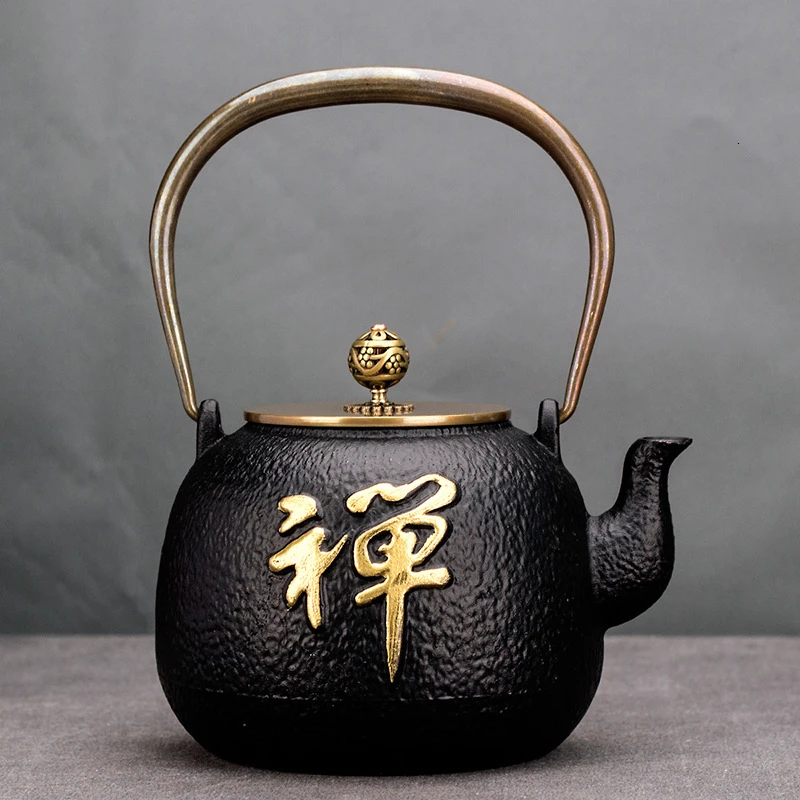 ofZenTea Железный чайник, чайник, японский чугунный чайник, чугунный чайник, чай по отличной цене - Цвет: ofZenTea