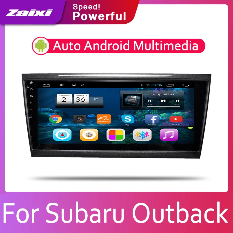 ZaiXi автомобильная система Android 1080P ips ЖК-экран для Subaru Outback~ автомобильный радиоплеер gps Навигация BT WiFi AUX