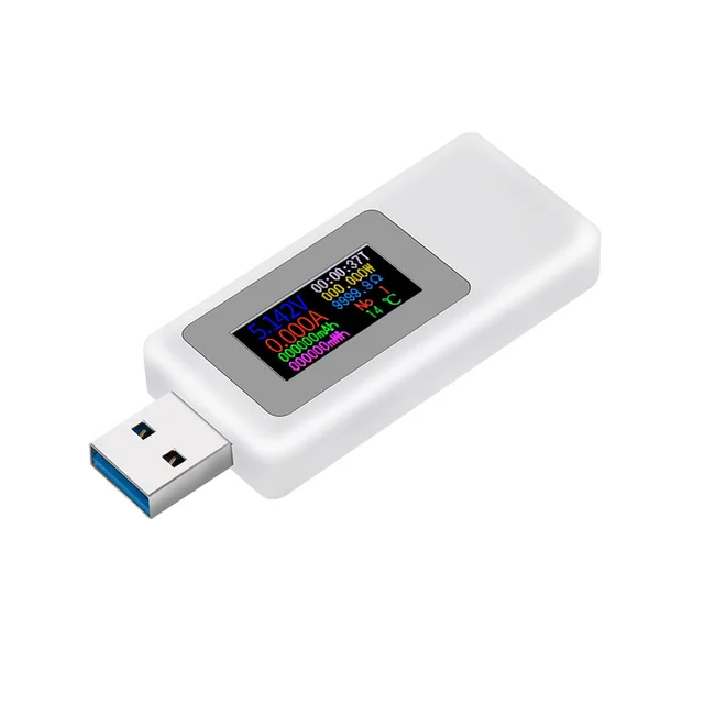 1 шт тестер USB DC 4 V-30 V 0-5A ток Напряжение счетчик времени Амперметр цифровой монитор отрезной Мощность индикатор банка Зарядное устройство