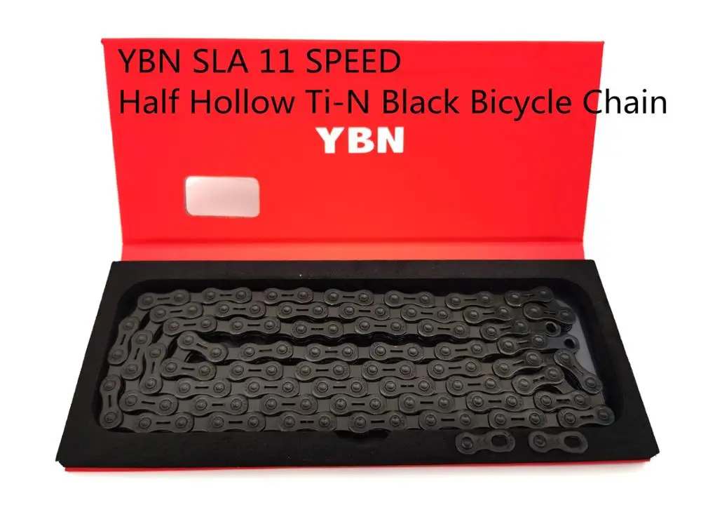 YBN 11 скоростная половинчатая велосипедная цепь для MTB и дорожного