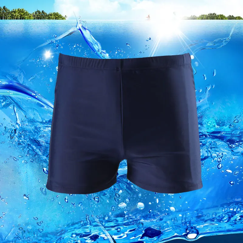 

New Style Men Boxer-Style Swimming Trunks Top Grade Large Size Quick-Dry Comfortable Beach Pool Profession Swimming Trunks