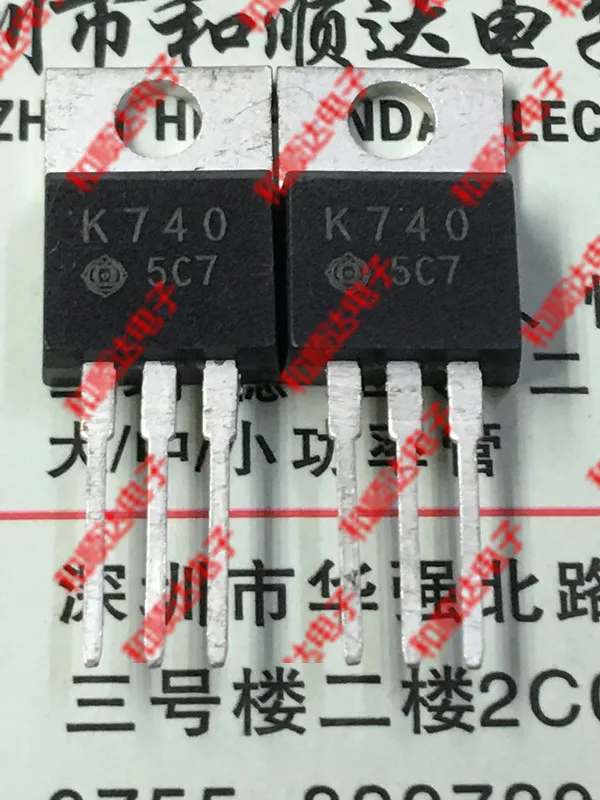 5 предметов в партии, K740 2SK740 TO-220150V 10A