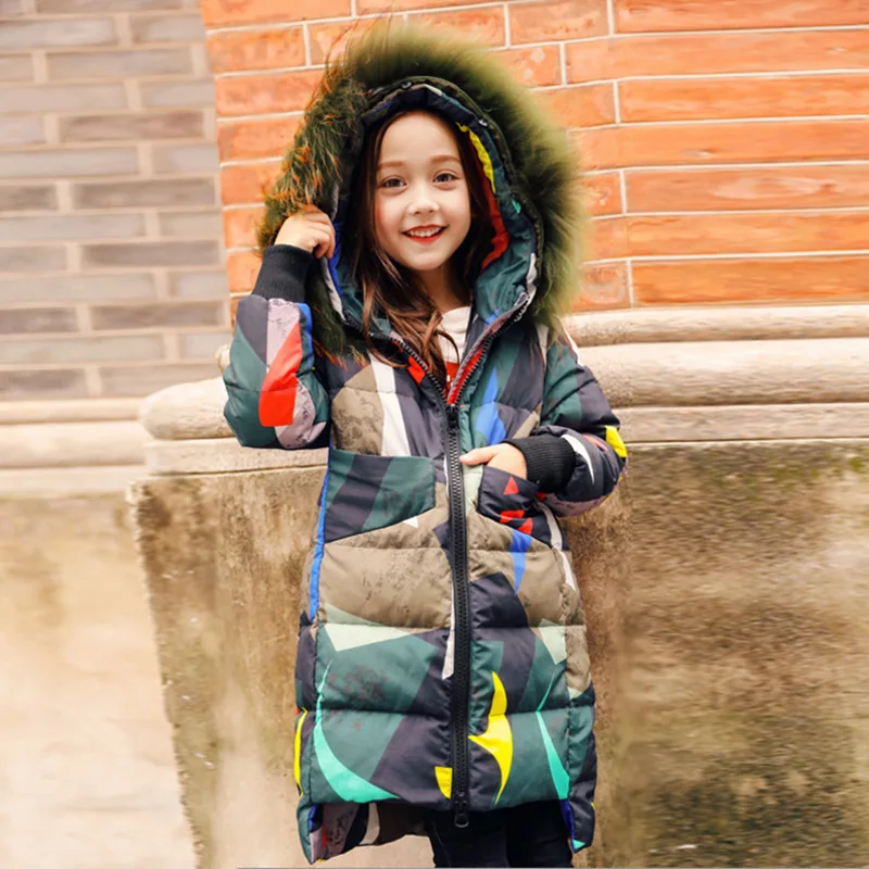 

2019 New Children Girls Winter Coat White Duck Down Jackets Girls Clothing Coats For Kids Parka Baby Clothes