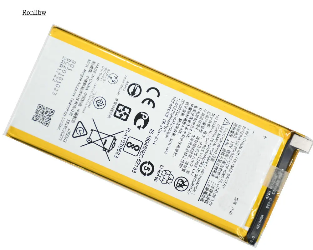 Ronlibw JT40 3200mAh 12.2Wh запасная батарея для Motorola MOTO G6 Plus XT1926-6 XT1926-7 мобильный телефон с бесплатным инструментом