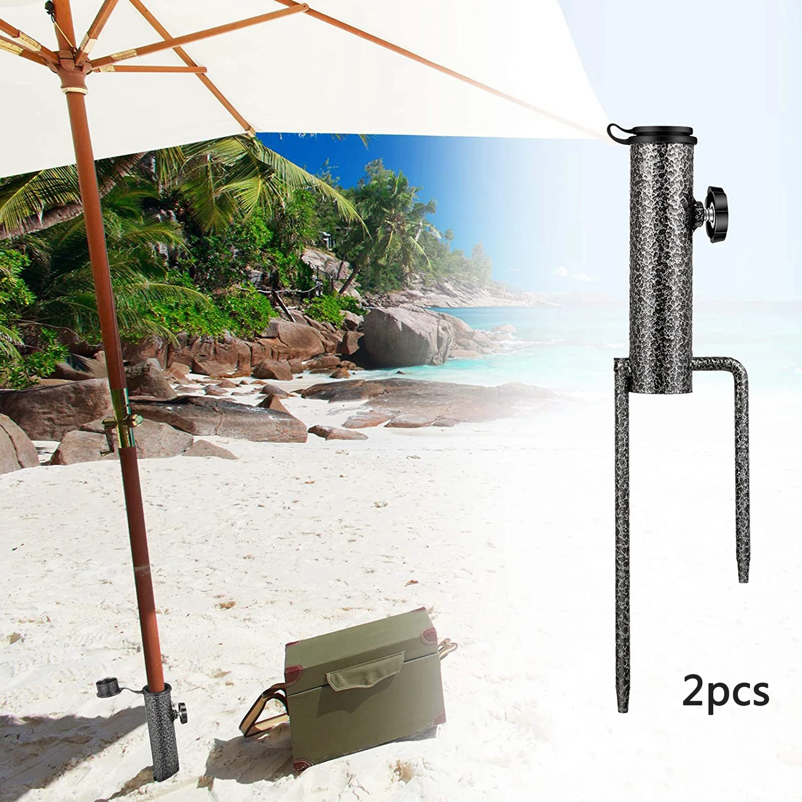 Patio Parasol Houder Anker Strand Paraplu Zware Metalen Gras Houder Stand Ideaal Voor Gebruik In Bodem|Paraplu - AliExpress
