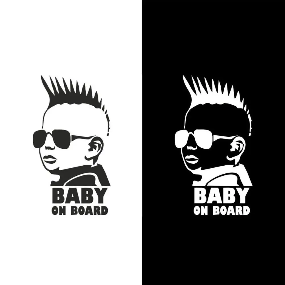 Автомобильная наклейка для детей на борту мальчиков креативная модная с