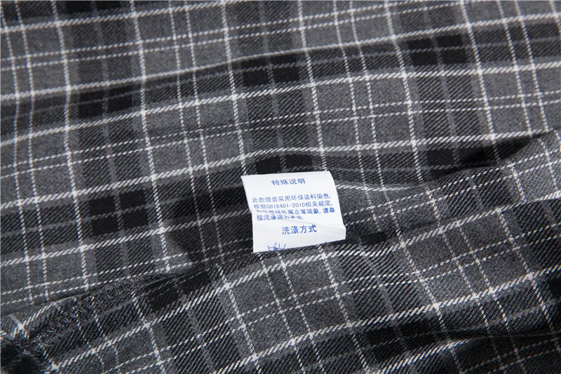 1462 Японская уличная повседневная мужская клетчатая рубашка Асимметричные рубашки с длинными рукавами Harajuku свободный высокий уличный патч большие карманы