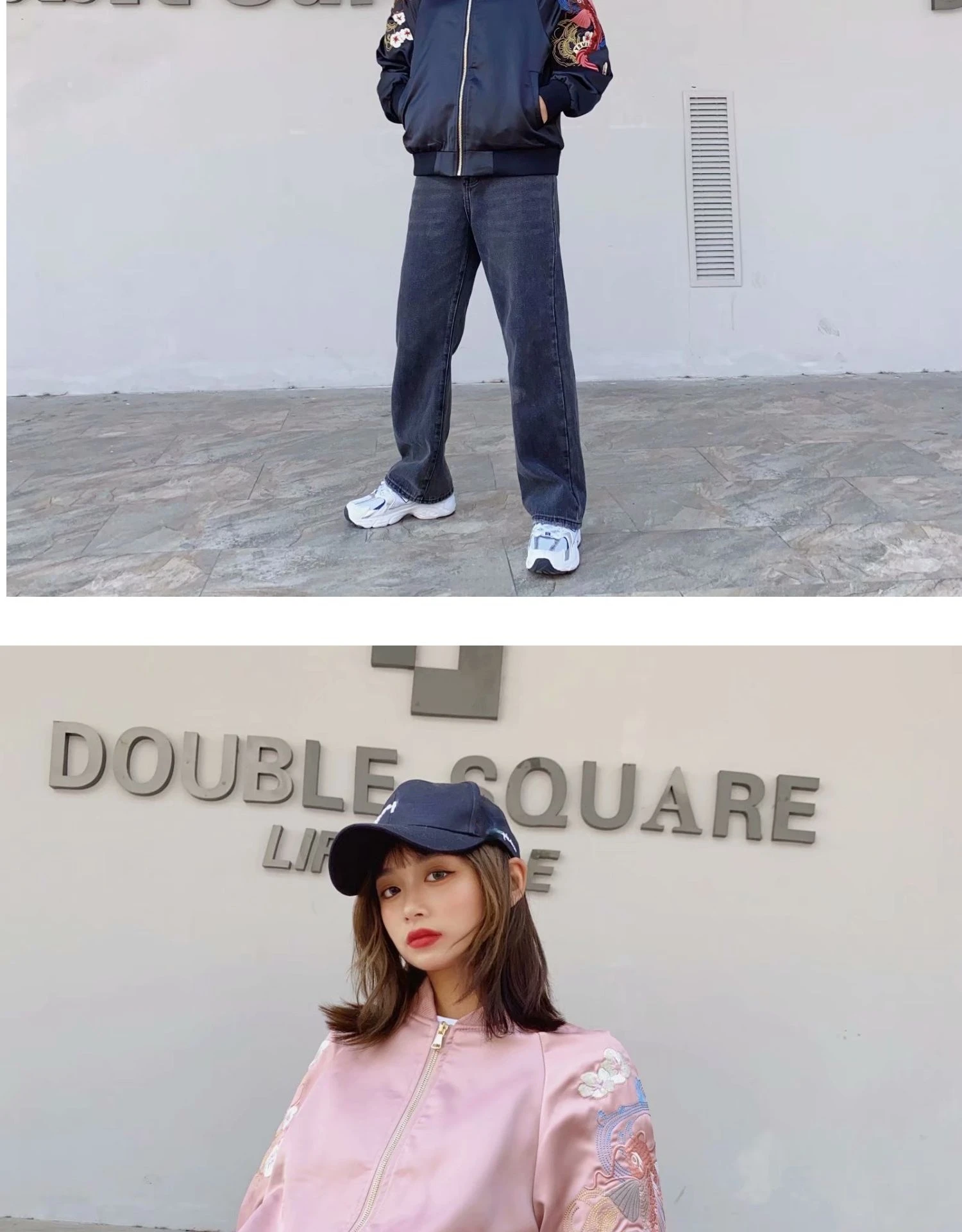 Cabolsa para Mulher Primavera e Outono Uniforme de Beisebol Ins na Moda Yokosuka Carpa Bordado Estilo Coreano Solto bf Jaqueta Estudante Topo 3 Cheap Jaquetas básicas