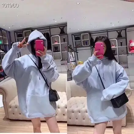 19ss Vetements Толстовка Для женщин большого размера с вышивкой в виде единорога из мультфильма Harajuku SweatshirtStreetwear Kawaii с принтом Vetements пуловеры