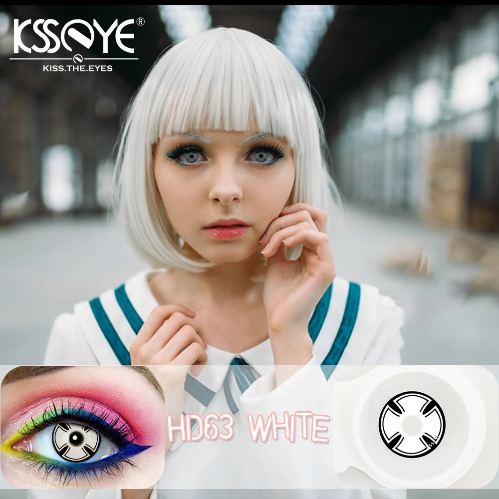 Vibrant Cosplay Halloween Colored Contact Lenses - 1 Pair