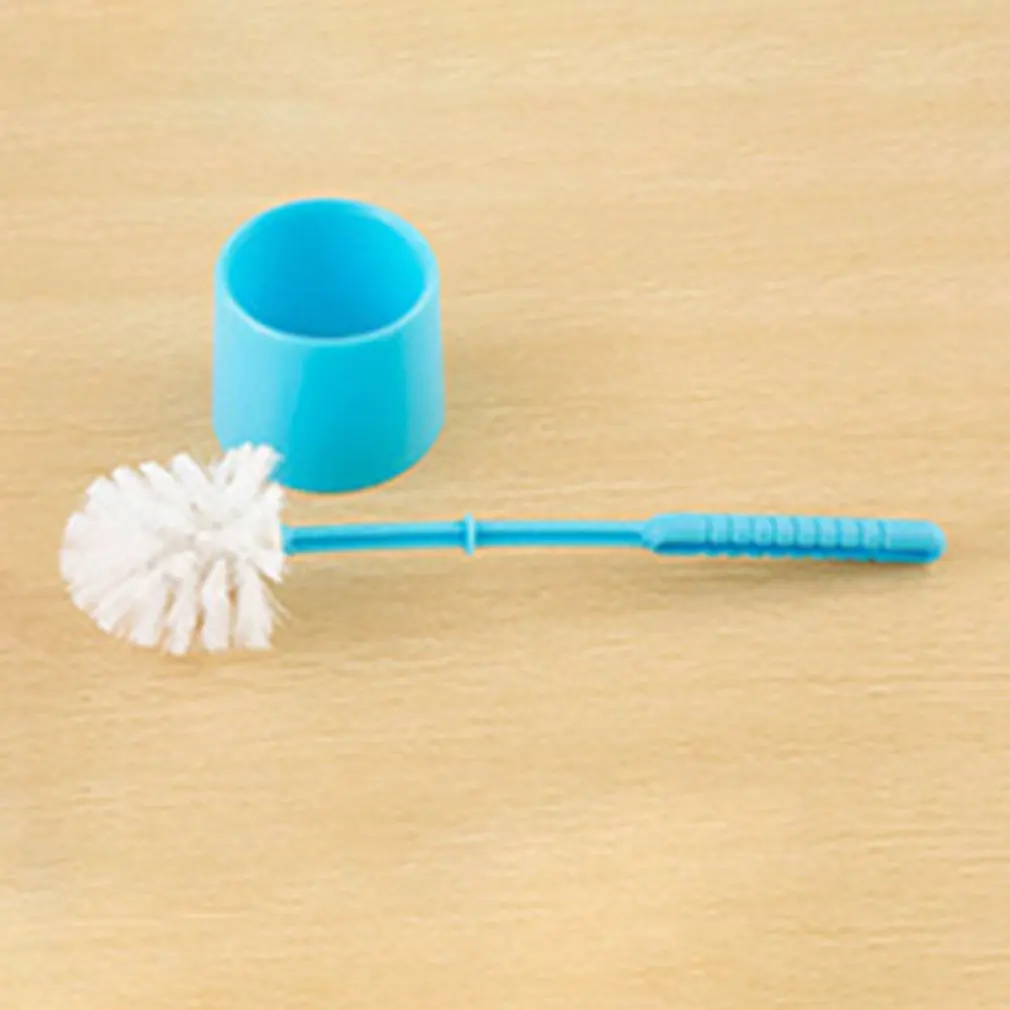 Creative Toilet Brush with Holder Bowl&Long Handle, Household Bathroom  Cleaning Tool Cleaner and Base for Storage&Organization, Thick Bristle for  Deep