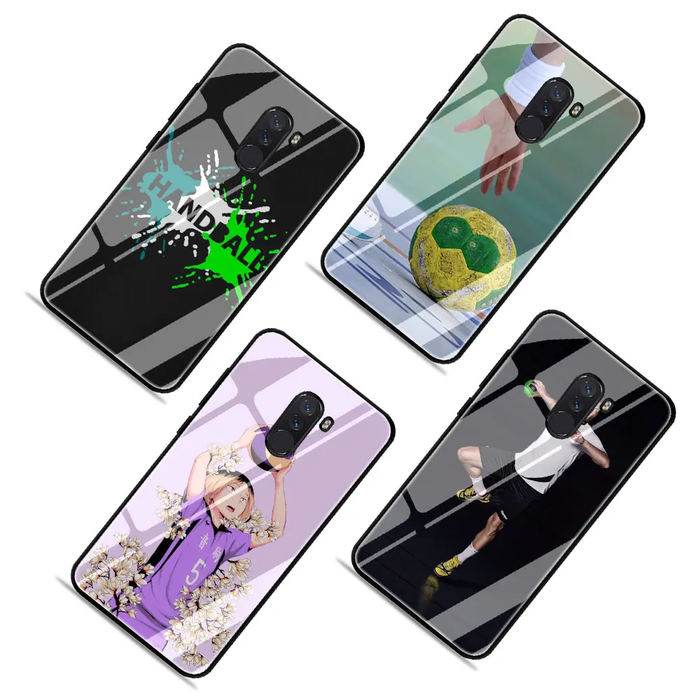 Чехол из закаленного стекла Handball для Xiaomi 8 Lite A1 A2 9 Redmi Note 5 6 7 Pro 6A 4X F1