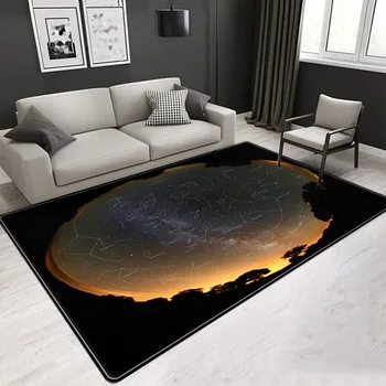 

Nordic abstract style living room carpet modern minimalist American coffee table cushion bedroom bedside model room carpet