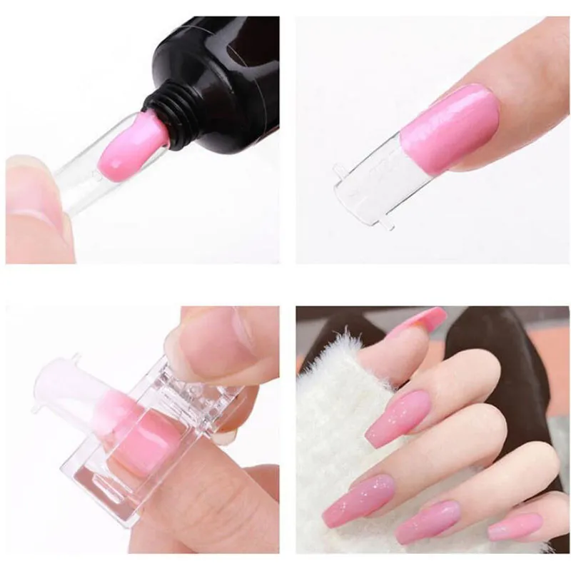 10pcs 곡률 클립 커브 네일 핀칭 도구 스테인레스 스틸 아크릴 네일 핀처 클립 다기능 확장 도구 세트
