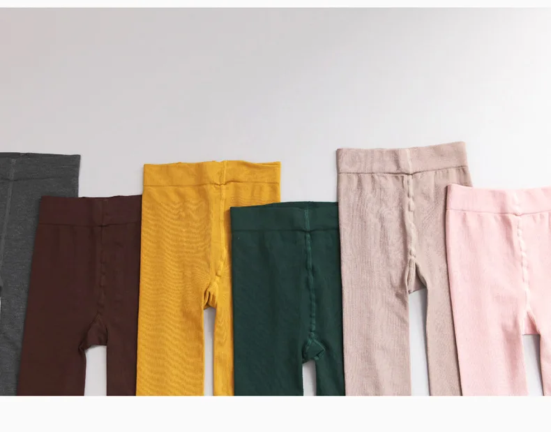 Модные леггинсы для девочек, штаны детские длинные брюки детские плотные цветные штаны-скинни, Одежда Осенние леггинсы для девочек от 4 до 11 лет, LZ521