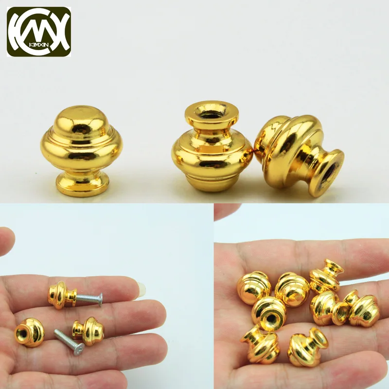 

Top Grade European Style Drawer Handle Fine Copper Pacifier Nail Lock Screw 14mm High Environmentally Friendly Electroplated W09